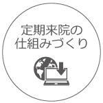 定期来院の仕組みづくり